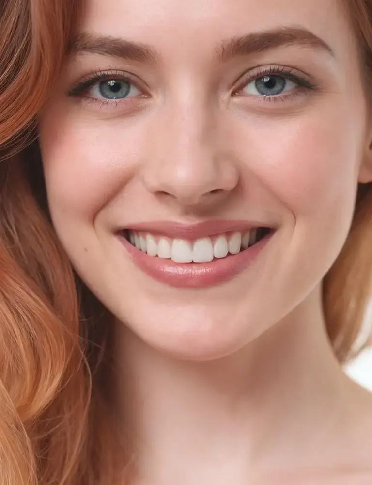 Улыбка пациента до и после лечения элайнерами FlexiLigner